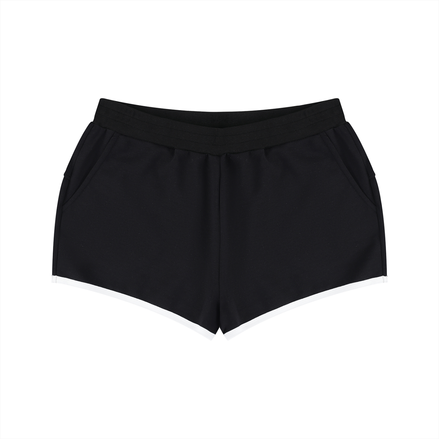 Atelier Kaz Women's Retro Contrast Binding Shorts
