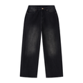 Atelier Kaz Men's Vintage Wash Wide Leg Jeans