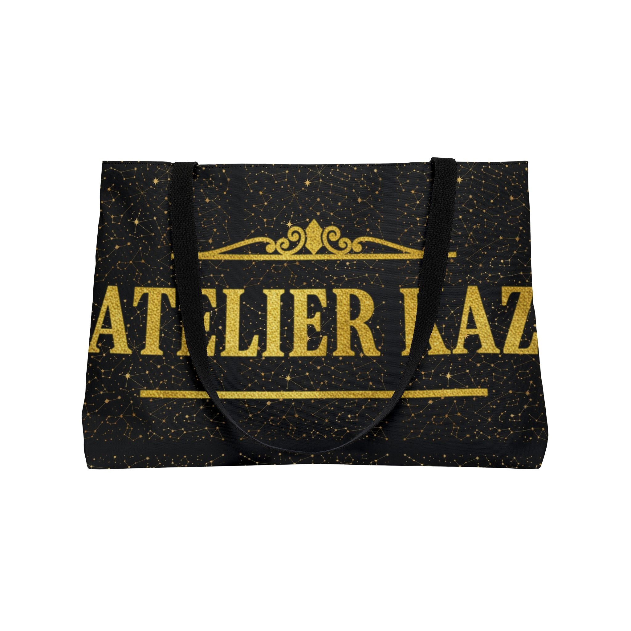 Atelier Kaz Gold Foil Weekender Tote