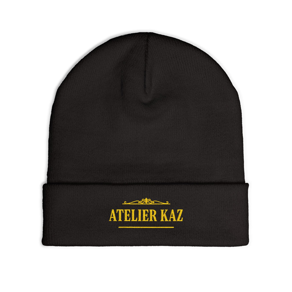 Atelier Kaz Embroidered Knit Beanie