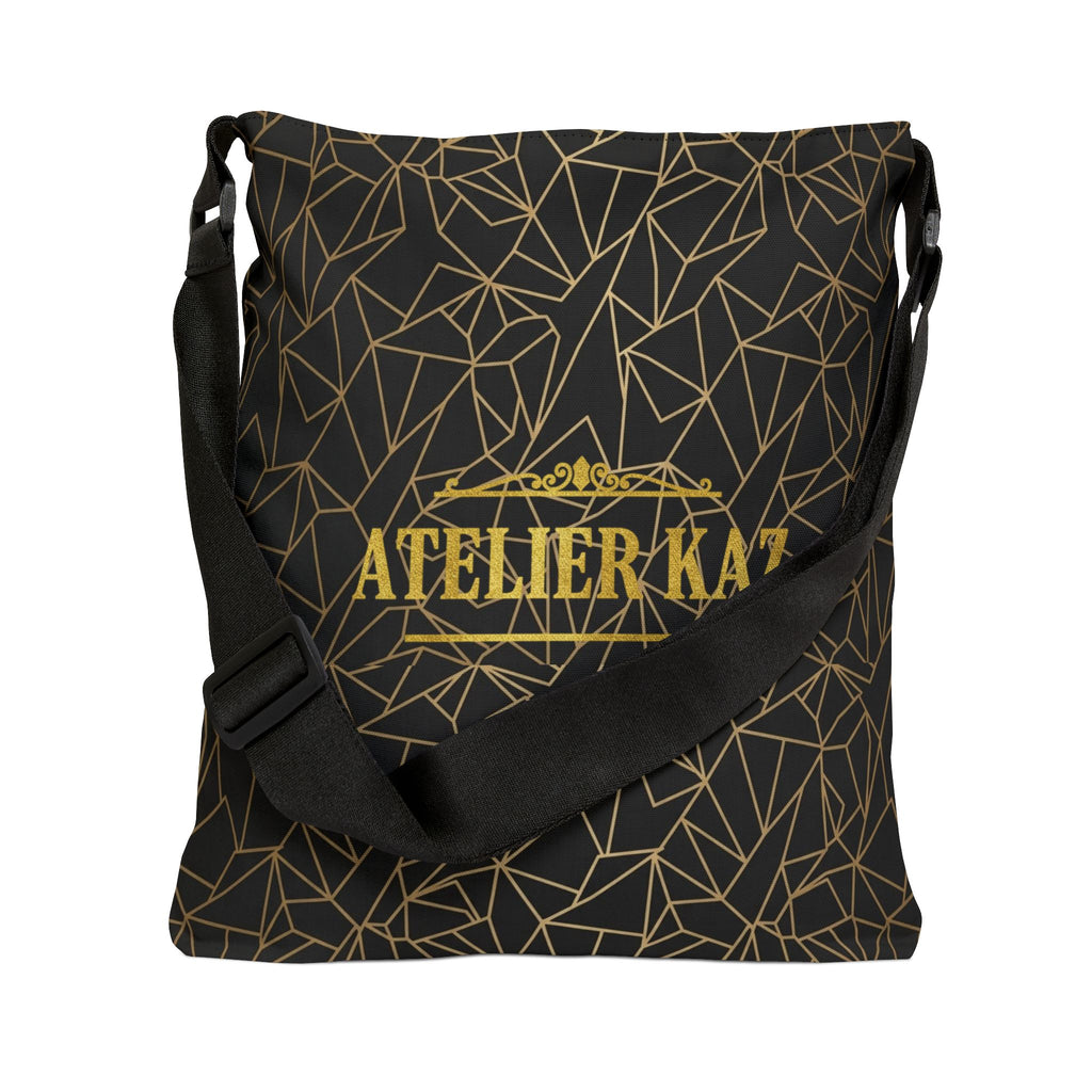 Atelier Kaz Geometric Gold Shoulder Tote