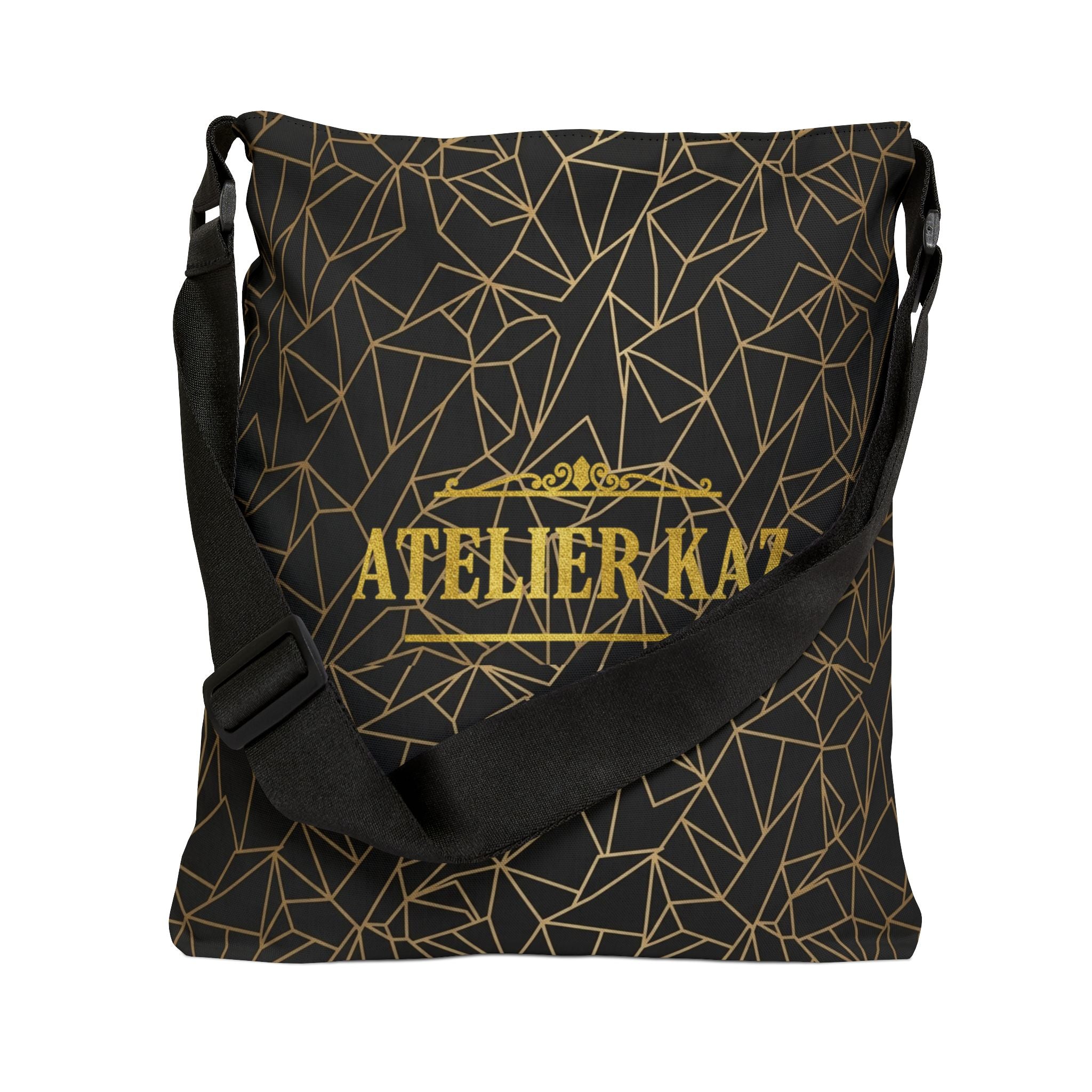 Atelier Kaz Geometric Gold Shoulder Tote