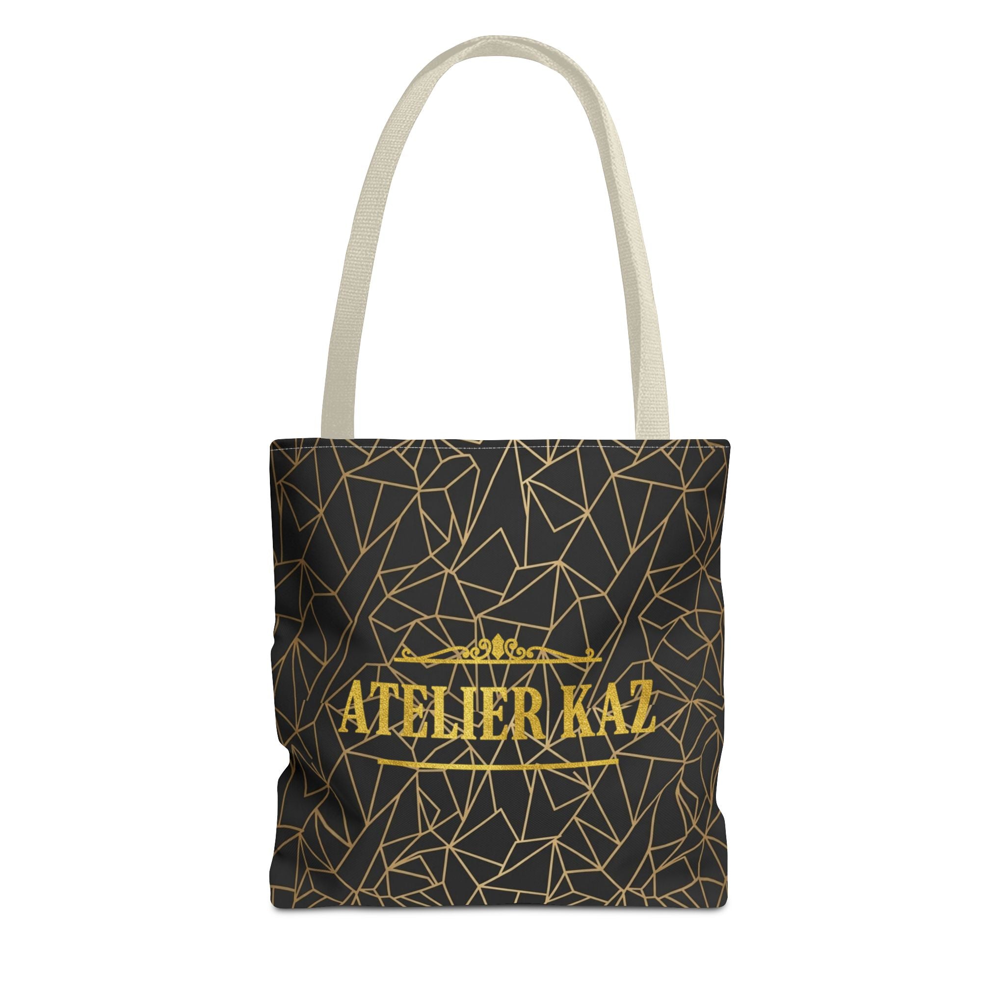 Atelier Kaz Geometric Gold Tote Bag