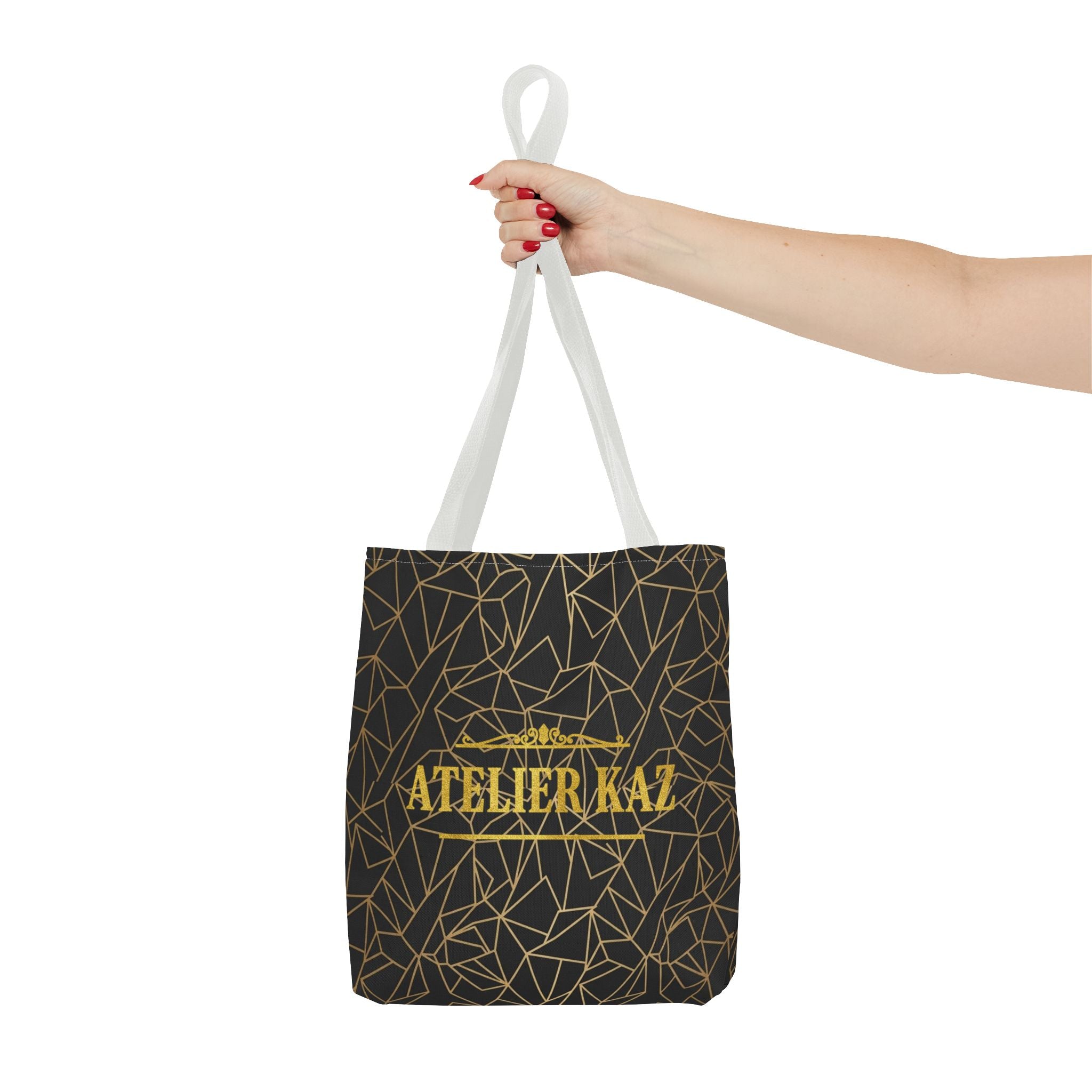 Atelier Kaz Geometric Gold Tote Bag