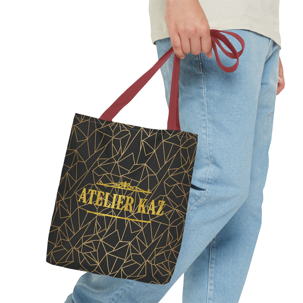 Atelier Kaz Geometric Gold Tote Bag