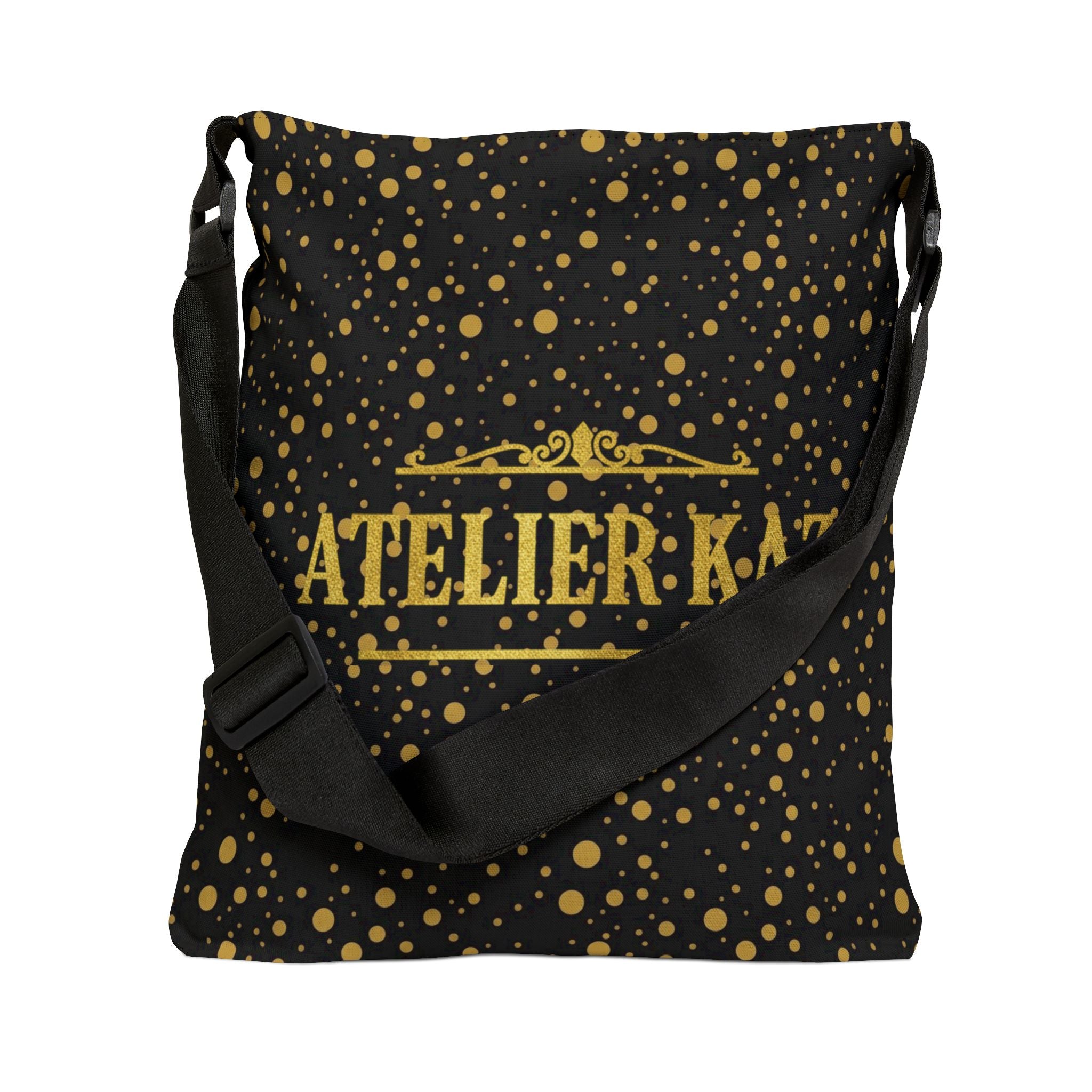 Atelier Kaz Gold Confetti Shoulder Tote