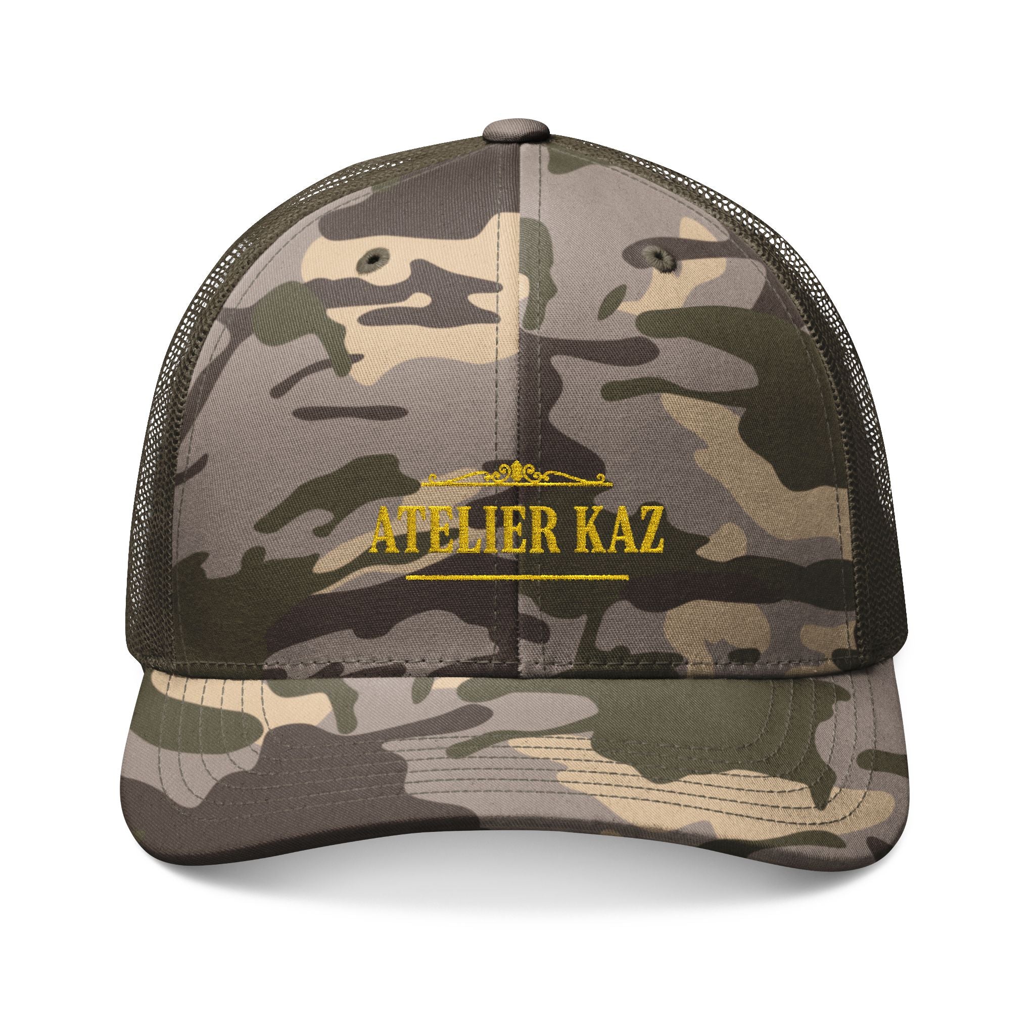 Atelier Kaz Camo Trucker Cap