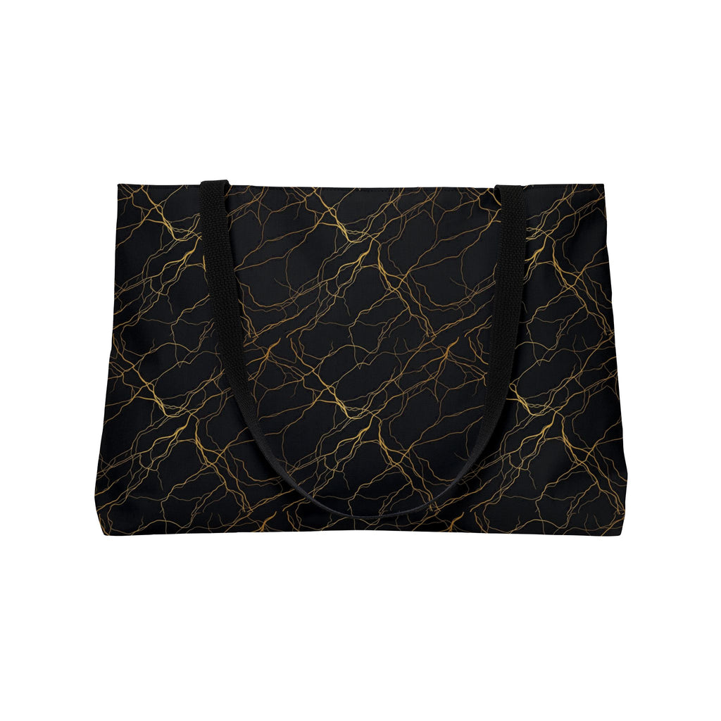 Atelier Kaz Gold Marble Weekender Tote