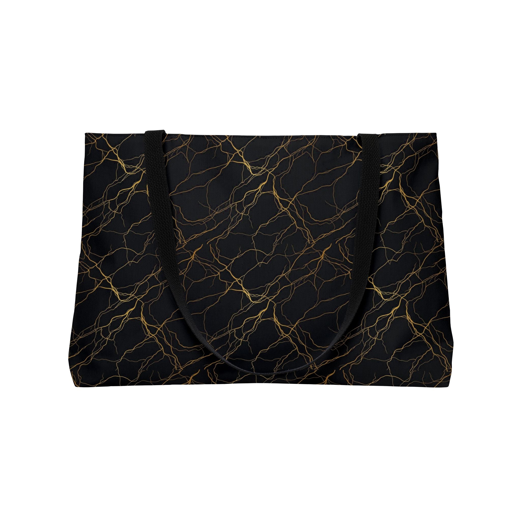 Atelier Kaz Gold Marble Weekender Tote