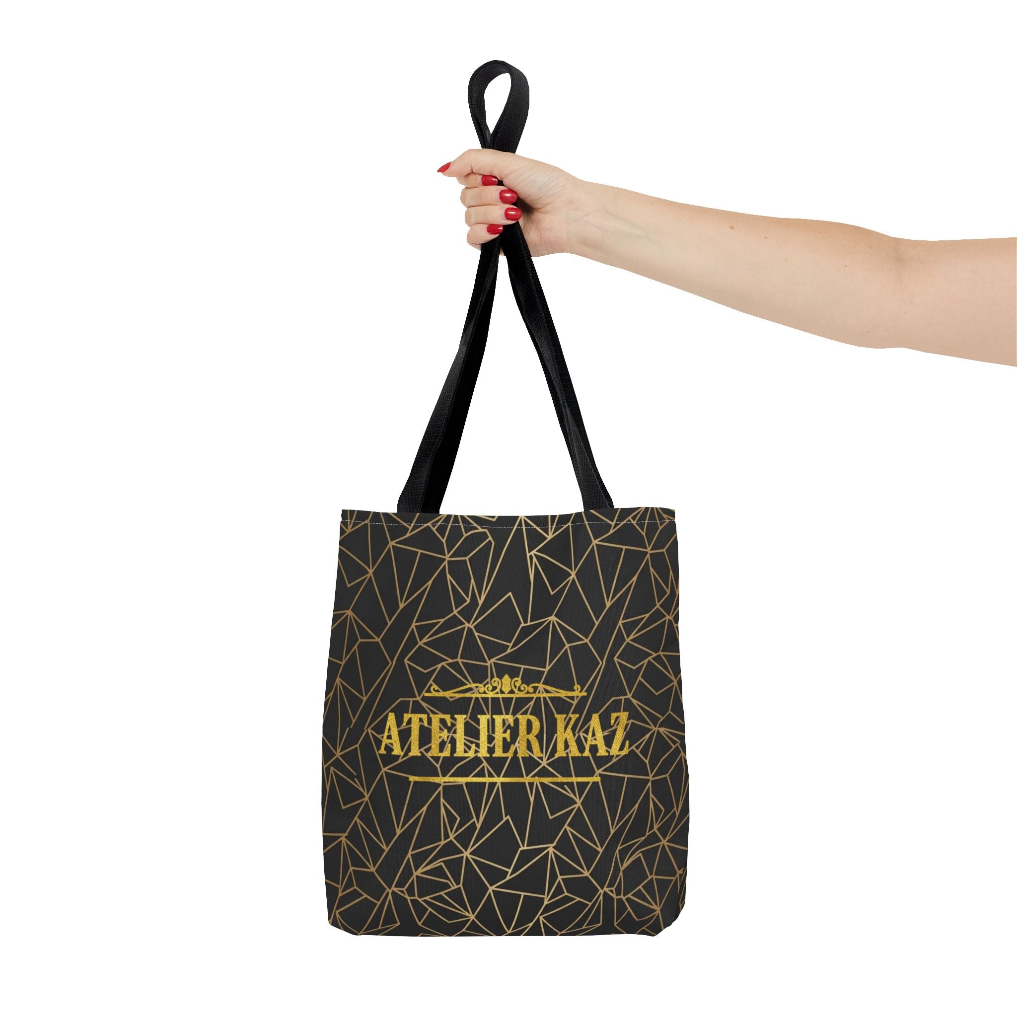 Atelier Kaz Geometric Gold Tote Bag