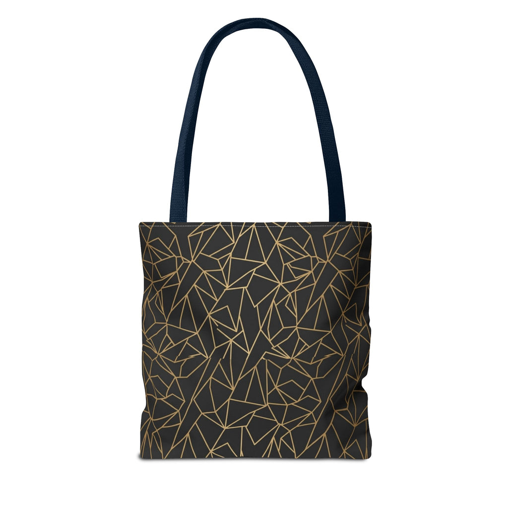 Atelier Kaz Geometric Gold Tote Bag