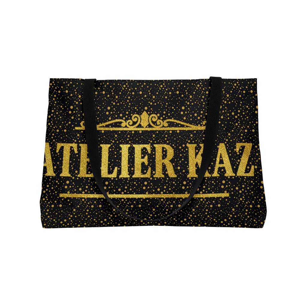 Atelier Kaz Gold Glitter Weekender Tote