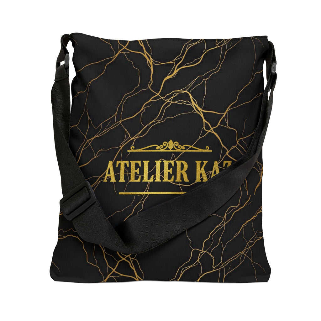 Atelier Kaz Marbled Gold Tote Bag
