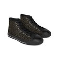 Atelier Kaz Men's Geometric Gold Line High-Top Sneakers