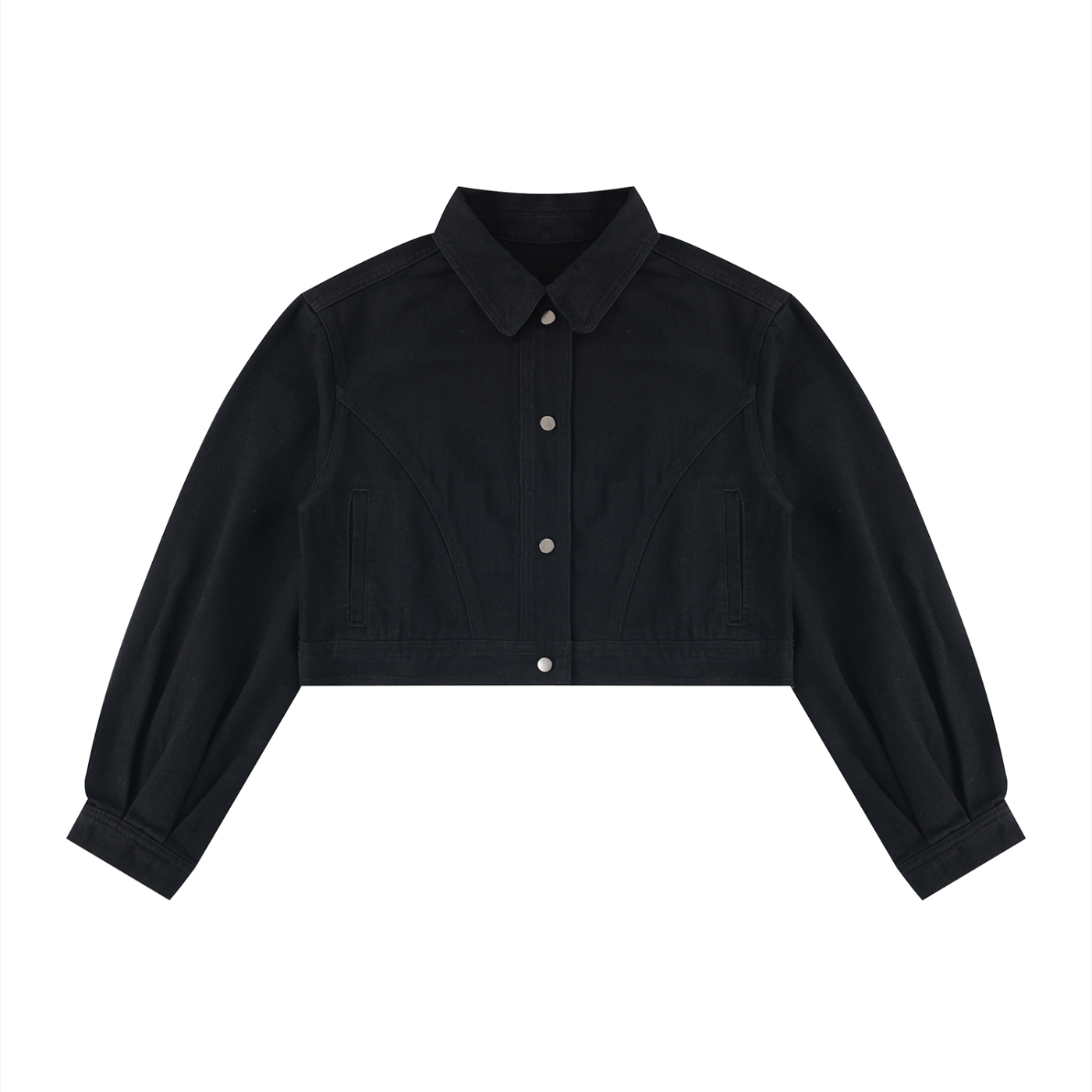Atelier Kaz Women's Crop Denim Jacket