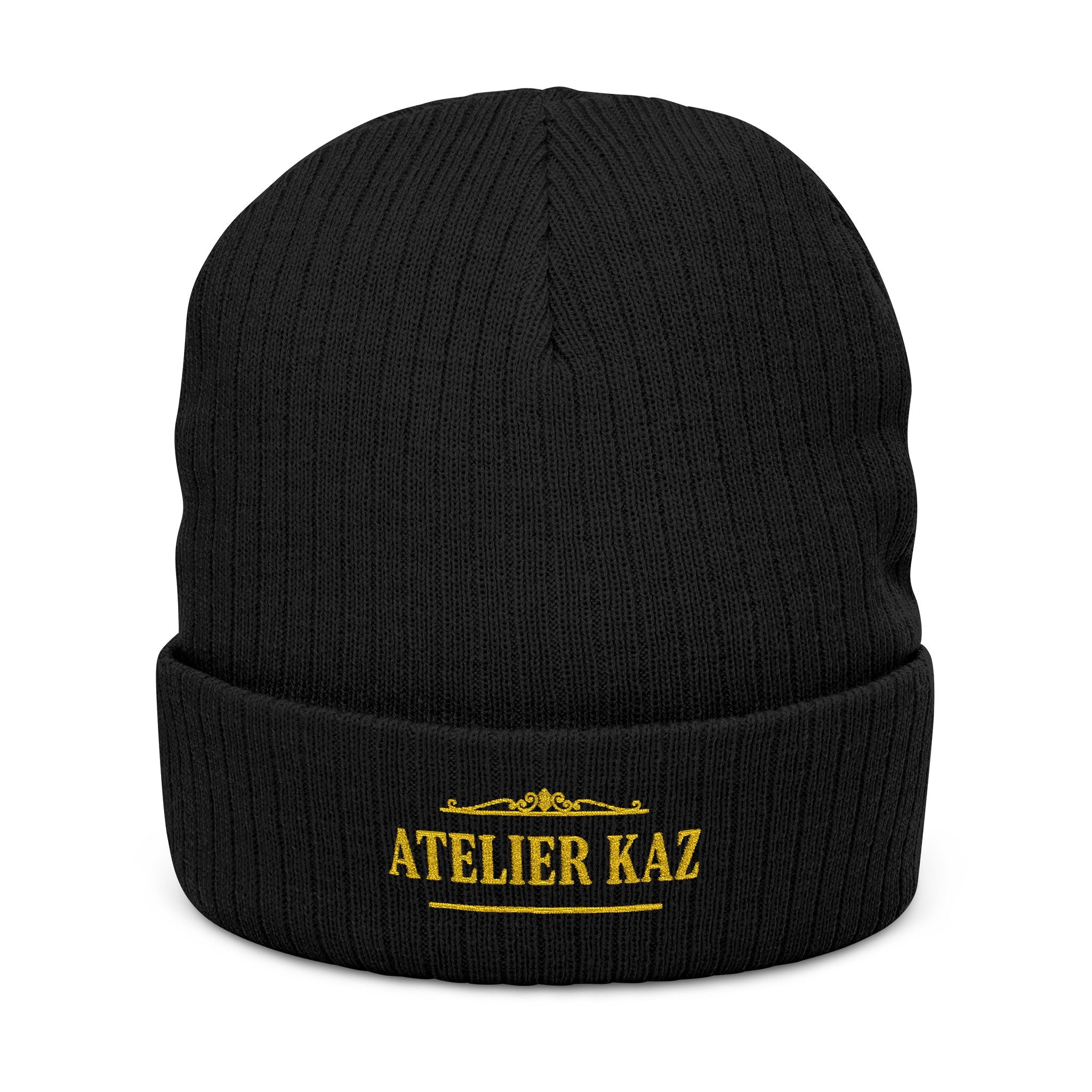 Atelier Kaz Ribbed Knit Beanie