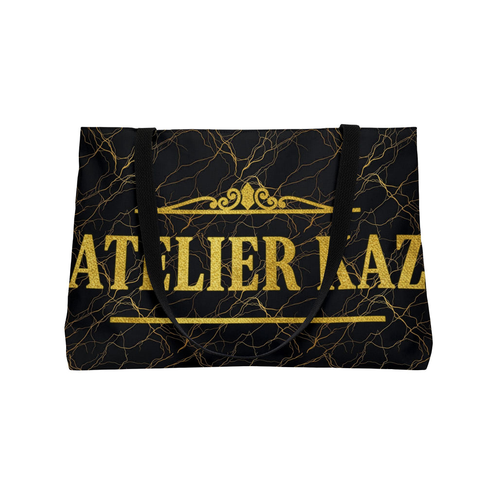 Atelier Kaz Gold Marble Weekender Tote