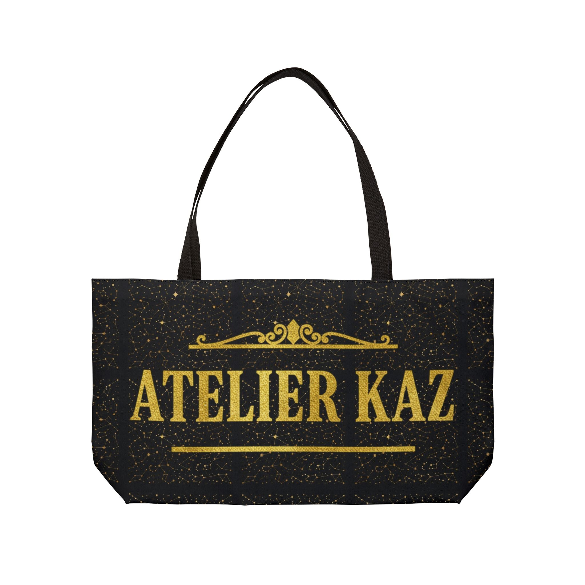 Atelier Kaz Gold Foil Weekender Tote