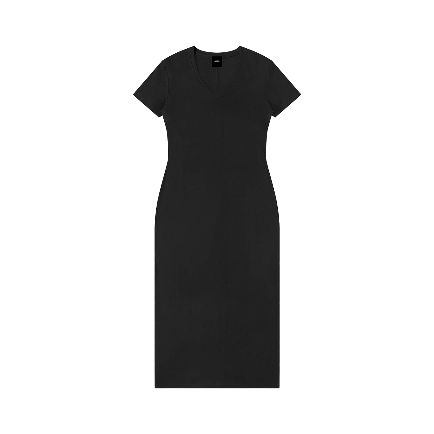 Atelier Kaz Women's V-Neck Short Sleeve Maxi Dress