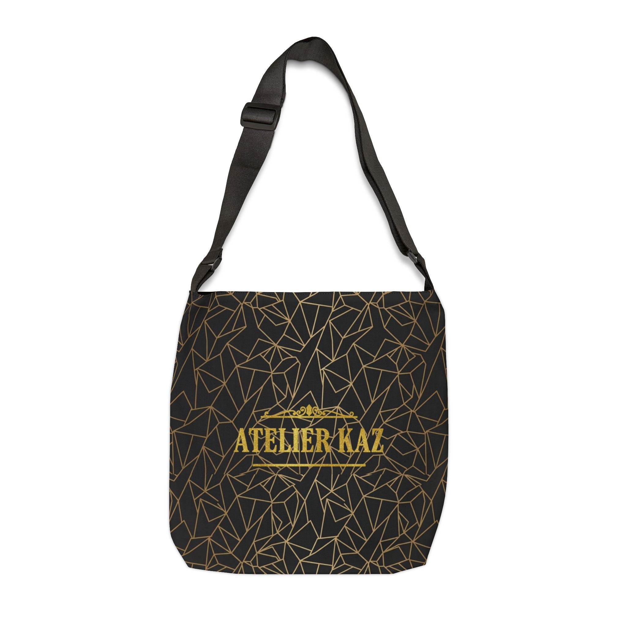 Atelier Kaz Geometric Gold Shoulder Tote