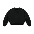 Atelier Kaz Women's Crop V-Neck Sweatshirt