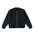 Essential Zip-Up Fleeced Varsity Jacket