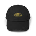 Atelier Kaz Distressed Black Cap