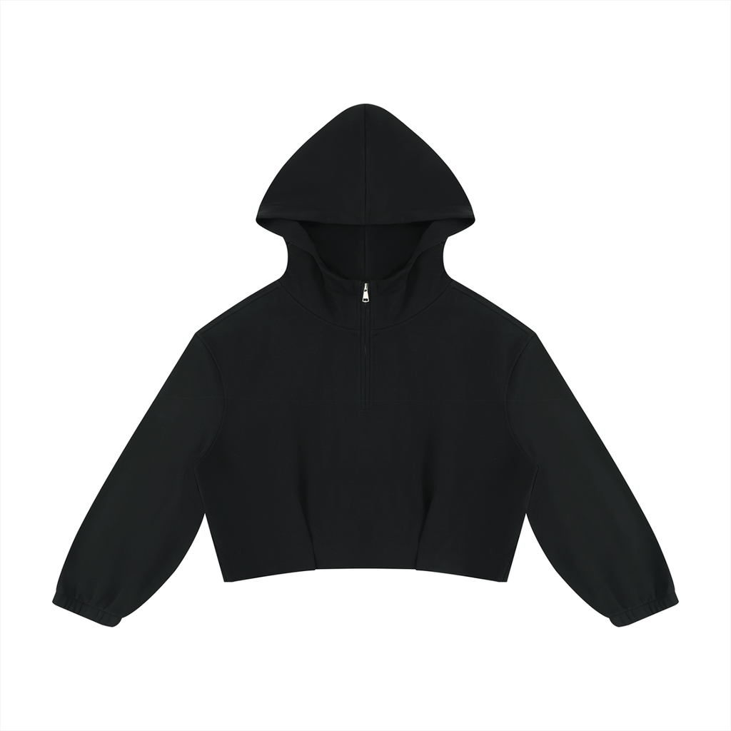 Atelier Kaz Women's Boxy Quarter-Zip Hoodie