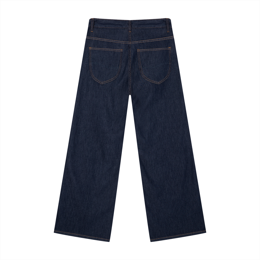 Atelier Kaz Men's Loose Fit Wide Leg Jeans