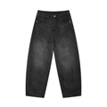 Atelier KAZ Men's Sunfade Vintage Wash Barrel Leg Jeans