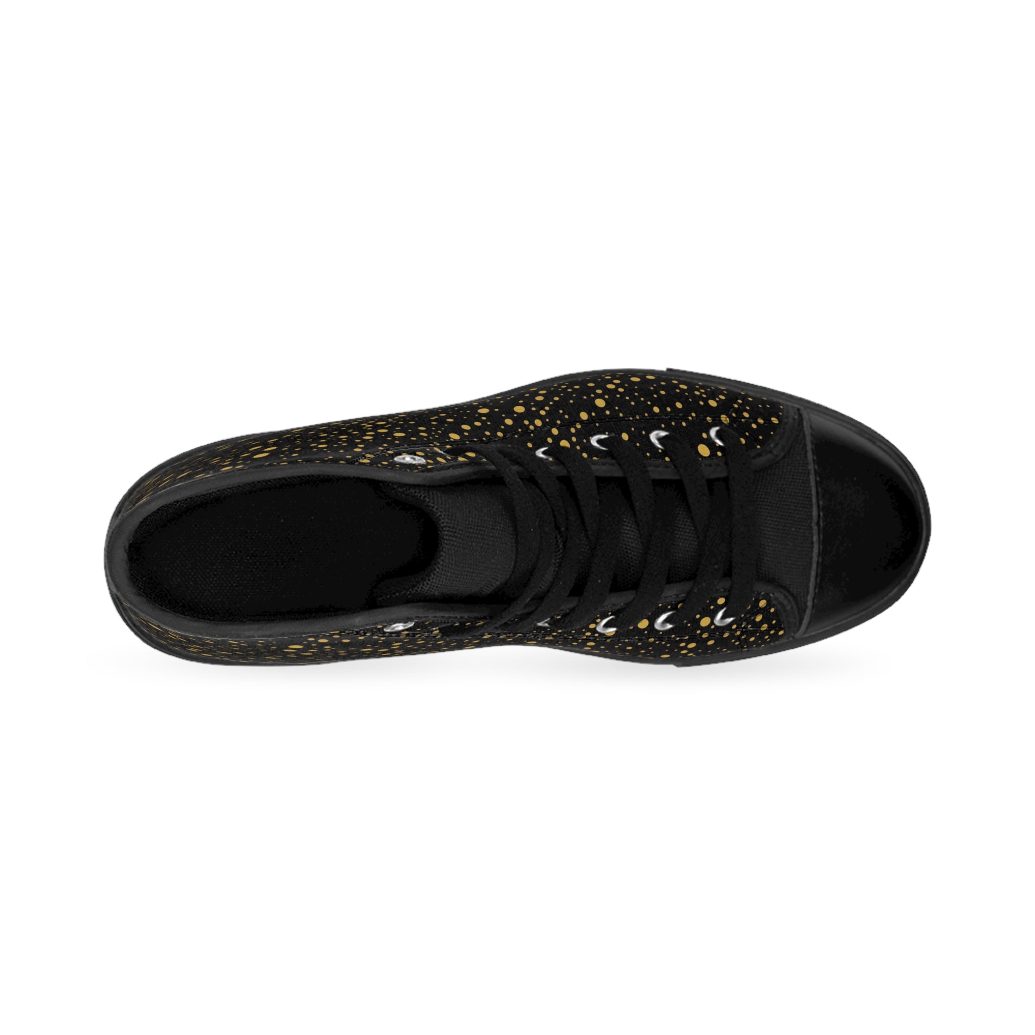 Atelier Kaz Men's Gold Confetti High-Top Sneakers
