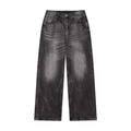 Atelier Kaz Men's Vintage Wash Wide Leg Jeans