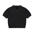 Atelier Kaz Women's Knit Cotton Polo Shirt