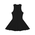 Atelier Kaz Women's Ruched Sleeveless Full-Zip Dress