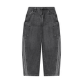 Atelier Kaz Women's Vintage Wash Barrel Leg Jeans
