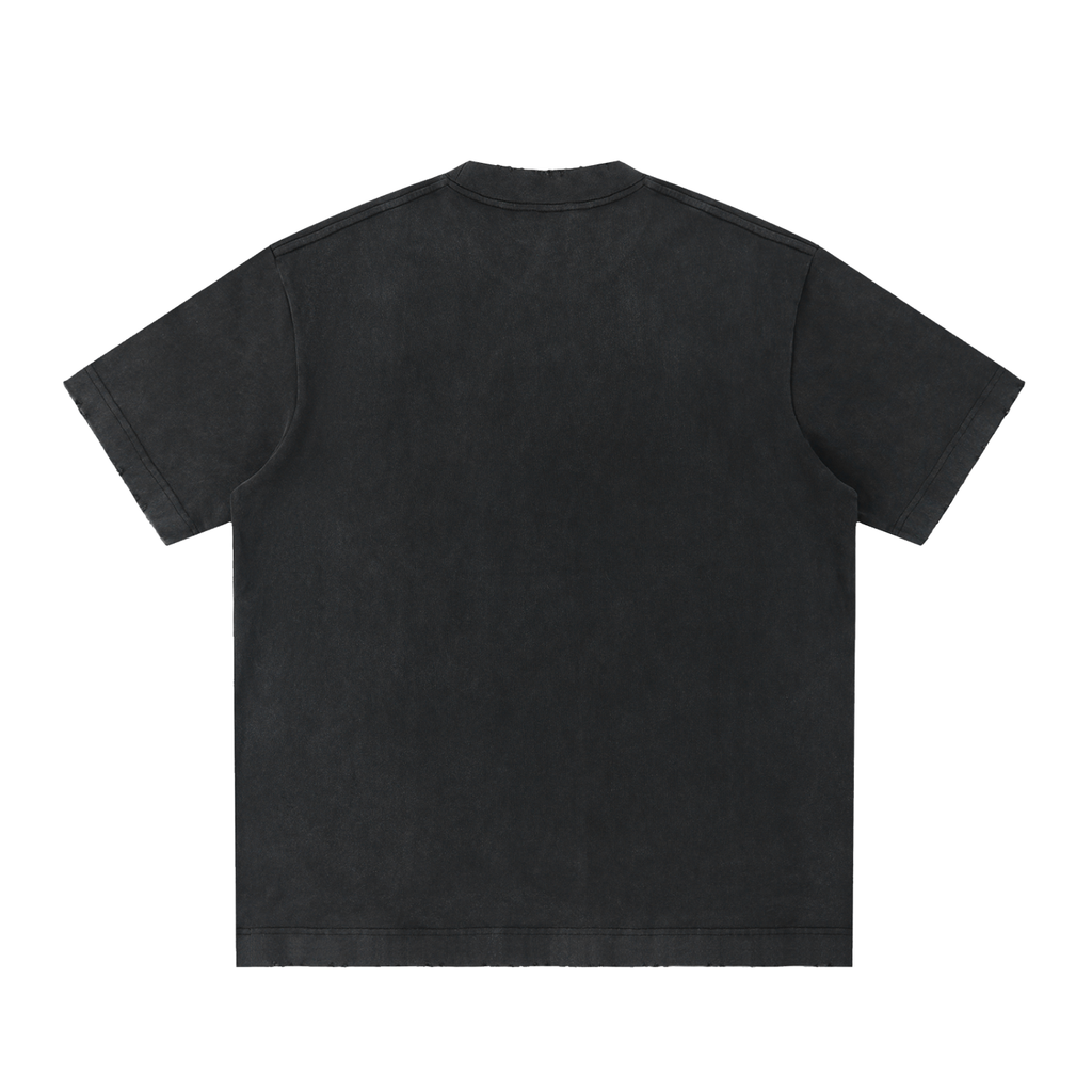 Atelier Kaz Heavyweight Vintage Washed Frayed T-Shirt