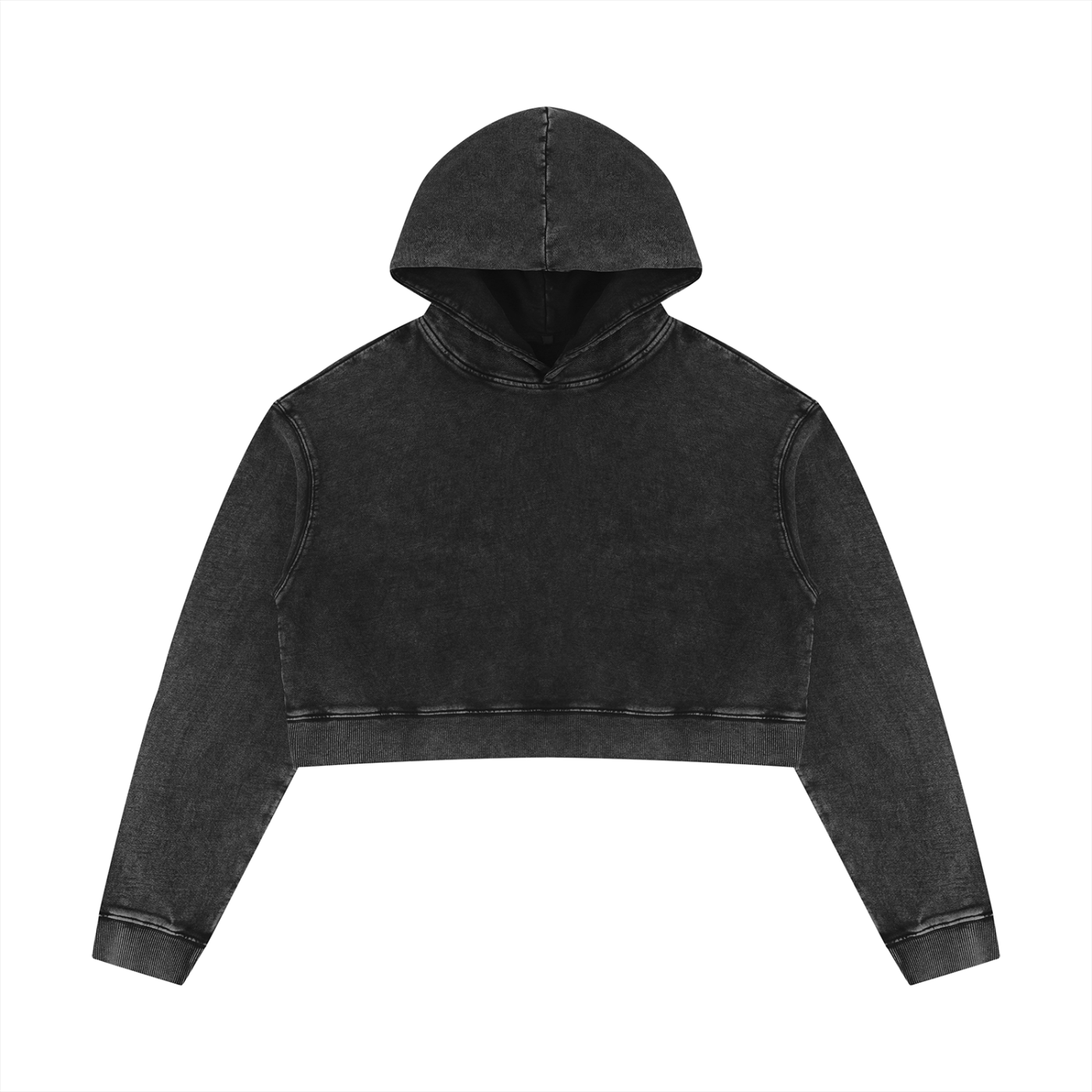 Atelier Kaz Women's Mineral Washed Crop Hoodie