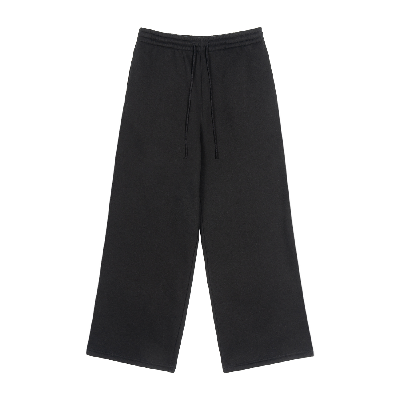 Atelier KAZ Fleece Drawstring Straight-Leg Sweatpants