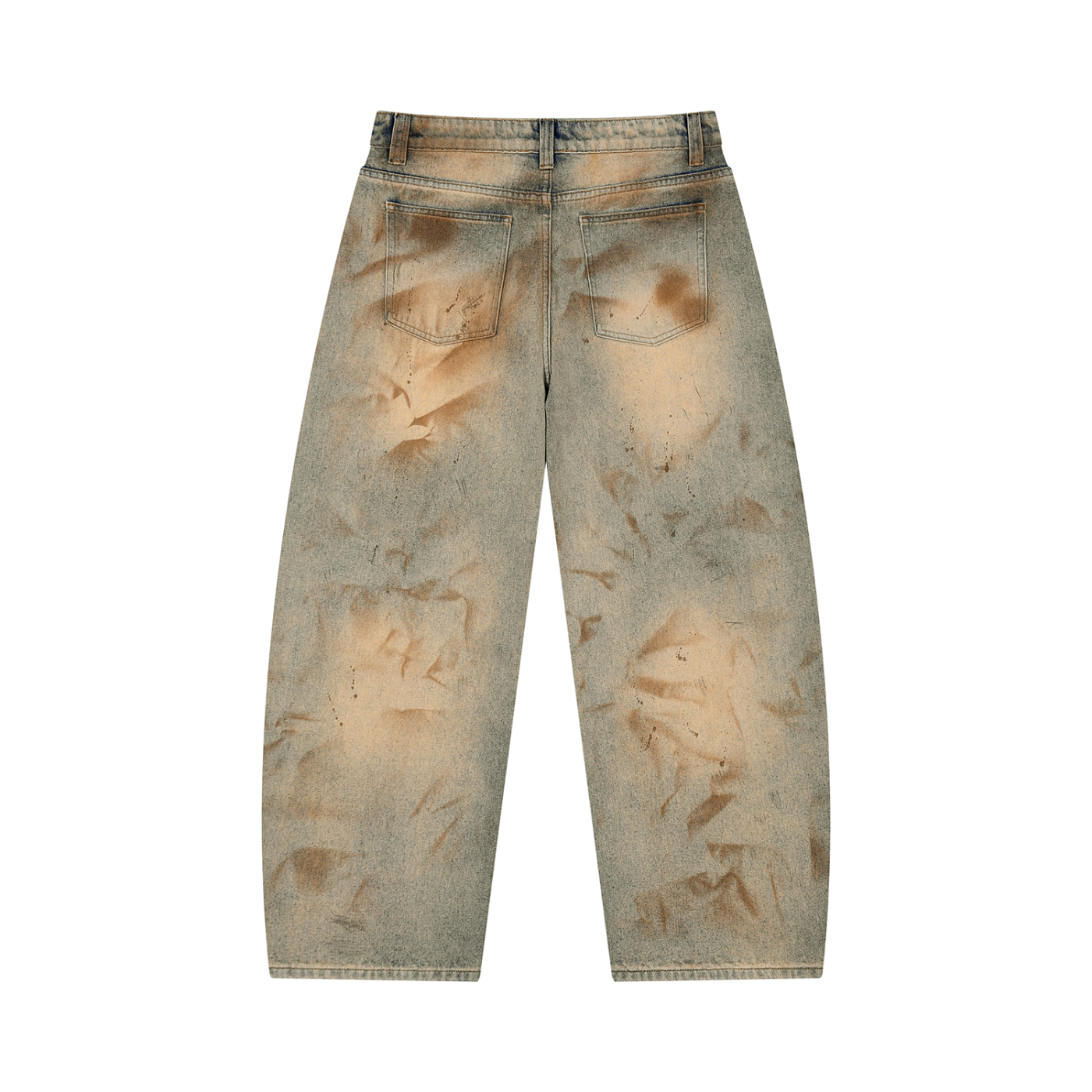 Atelier Kaz Men's Vintage Wash Barrel Leg Jeans