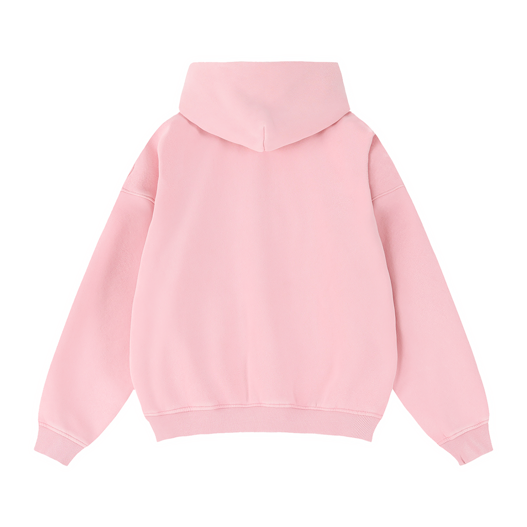 Atelier Kaz Zip-Through Boxy Fleece Hoodie