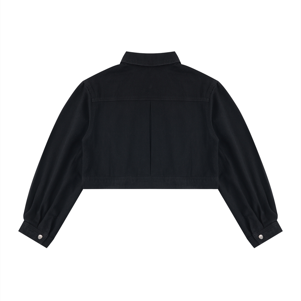 Atelier Kaz Women's Crop Denim Jacket