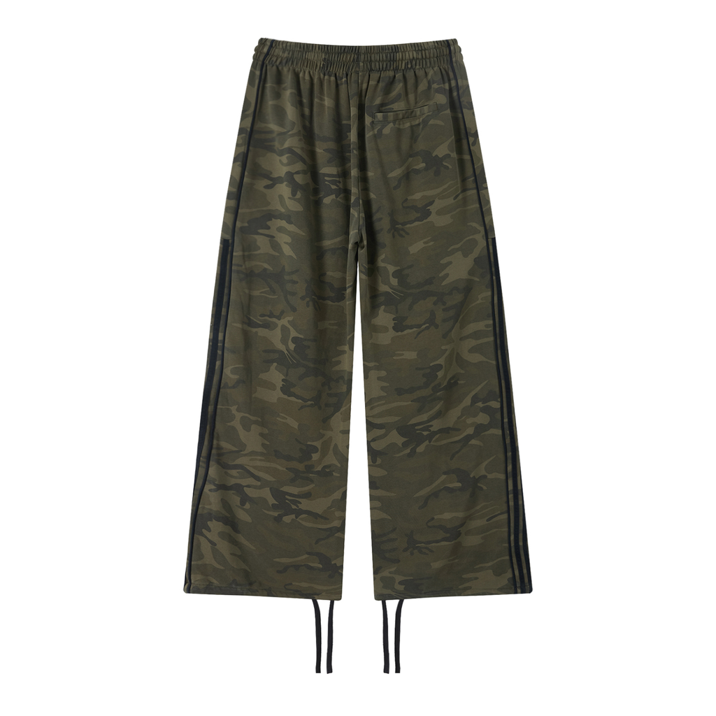 Atelier Kaz Unisex Camo Wide Leg Sweatpants