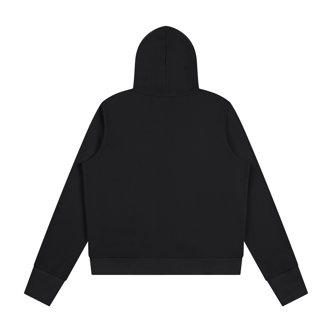 Atelier Kaz Women's Waffle Full Zip Hoodie
