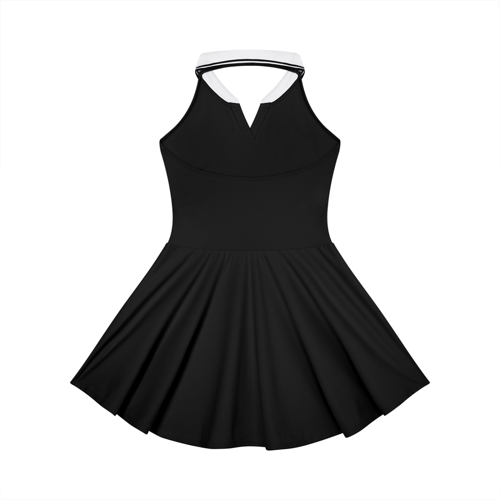 Atelier Kaz Women's Collared Halter A-Line Tennis Dress