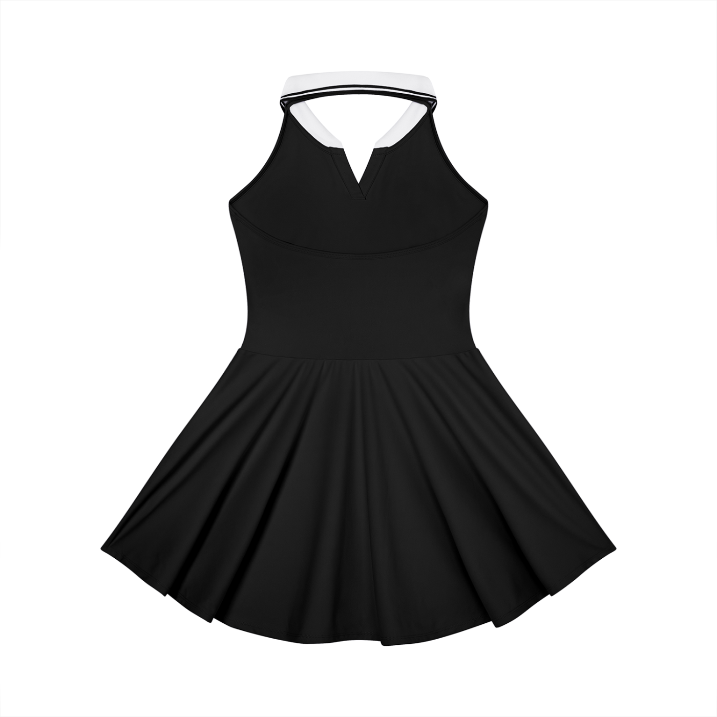 Atelier Kaz Women's Collared Halter A-Line Tennis Dress