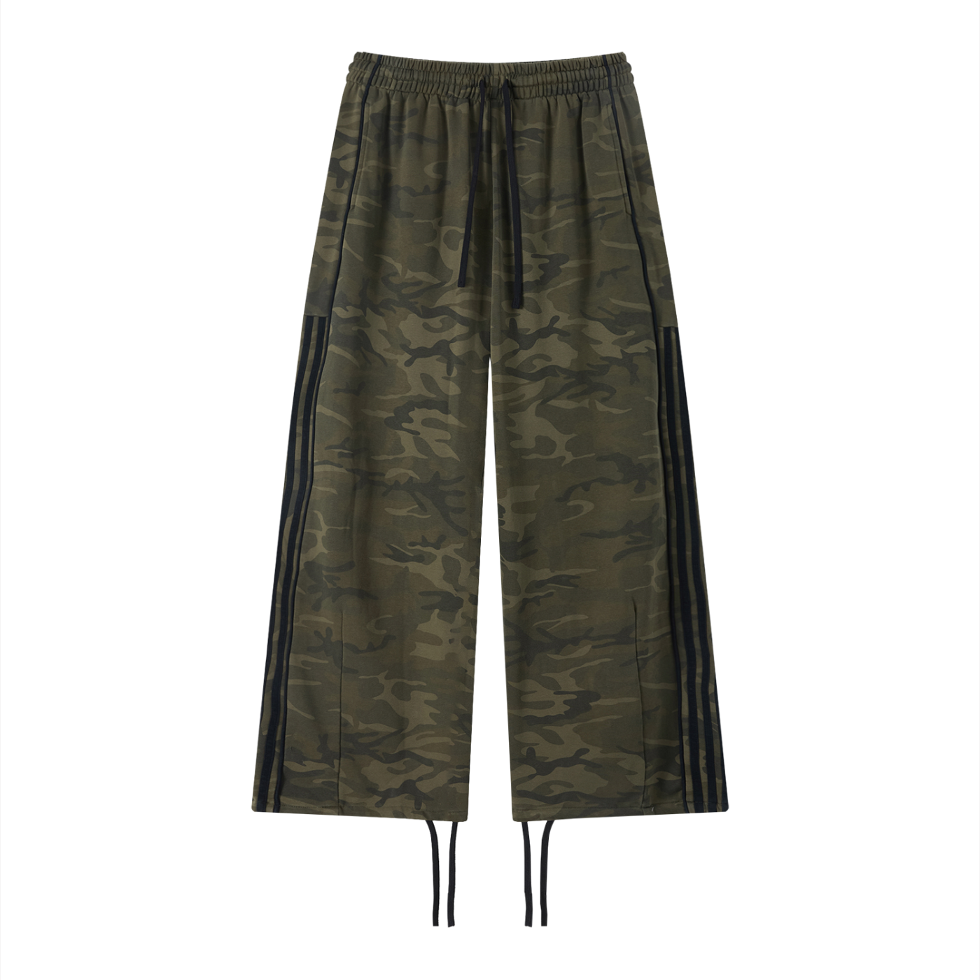 Atelier Kaz Unisex Camo Wide Leg Sweatpants