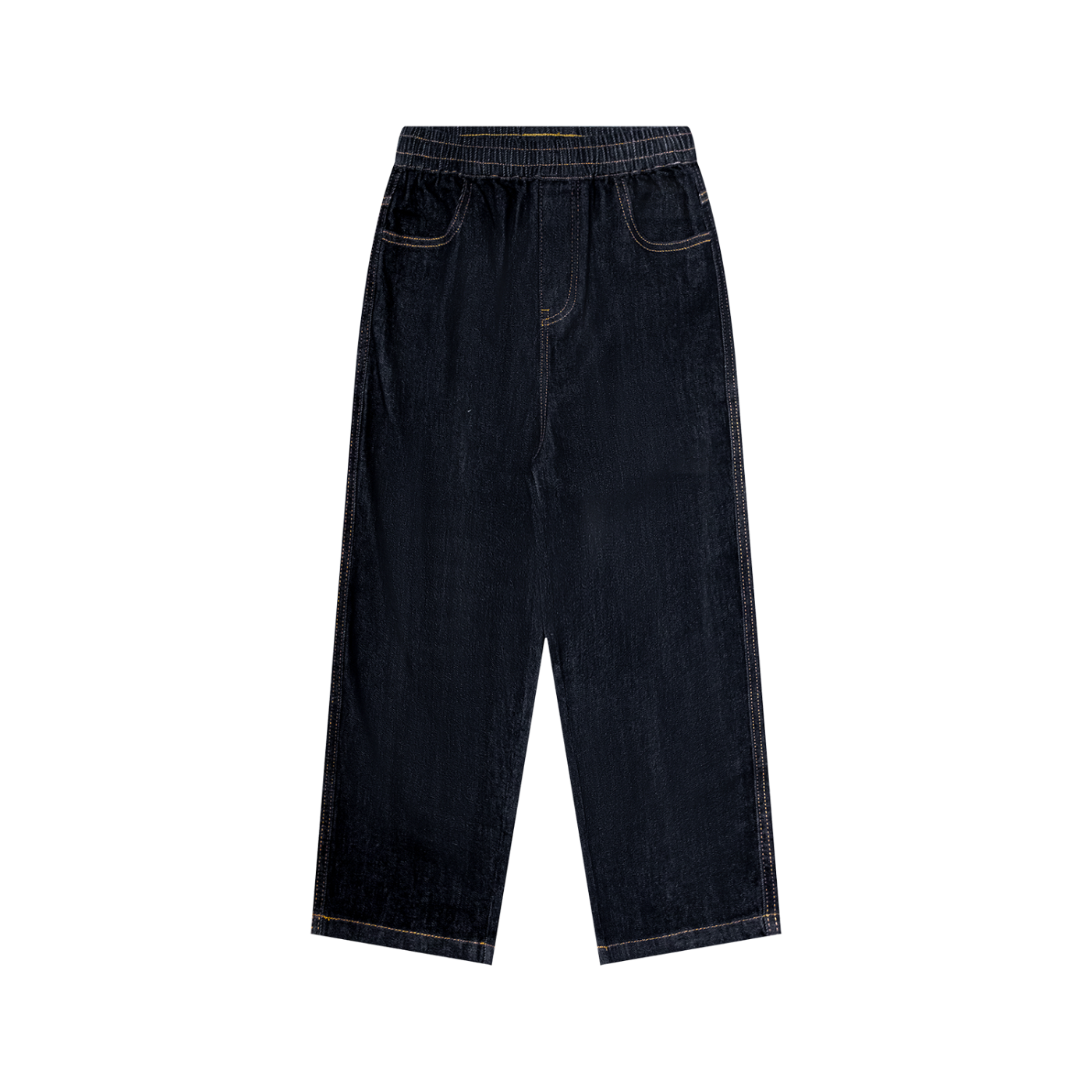Atelier Kaz Kids Straight Leg Elastic Waist Jeans