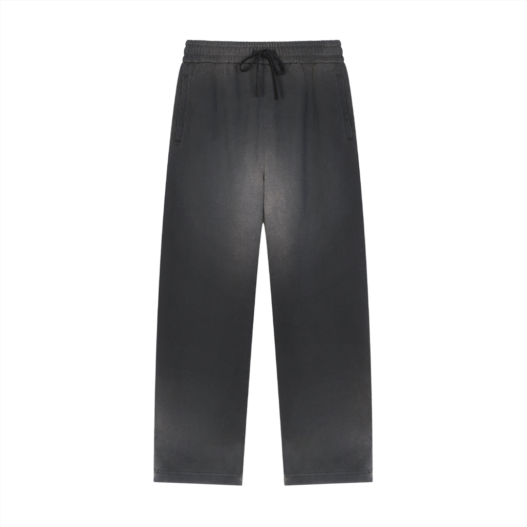 Atelier Kaz Sun Fade Raw Edge Straight-Leg Sweatpants
