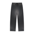 Atelier Kaz Sun Fade Raw Edge Straight-Leg Sweatpants