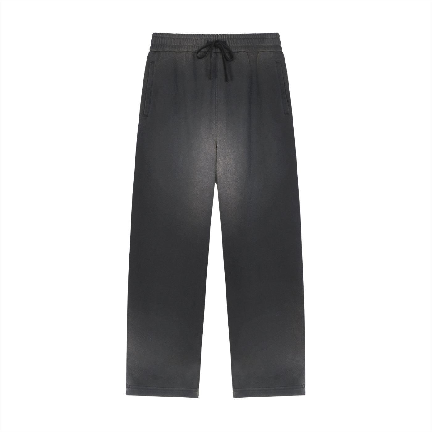 Atelier Kaz Sun Fade Raw Edge Straight-Leg Sweatpants